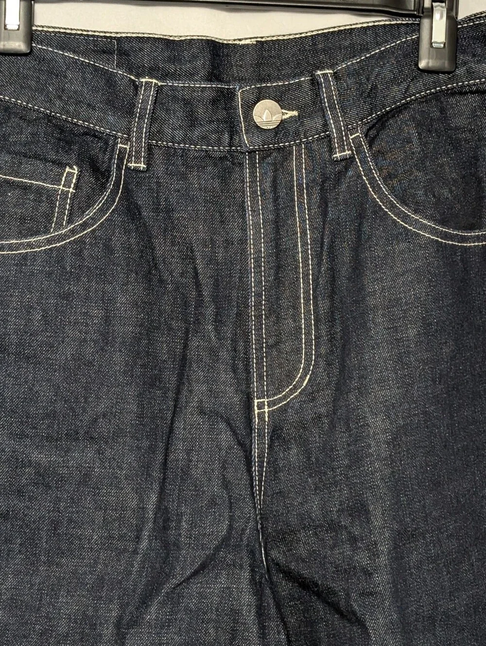 Adidas 90s Y2K Alternative Sport Wide Leg Loose Fit Skater Jeans, 34x32 NWT